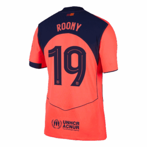 ROONY #19 Barcelona Third Away Authentic Soccer Jersey 2025/26 - UCL - Image 3