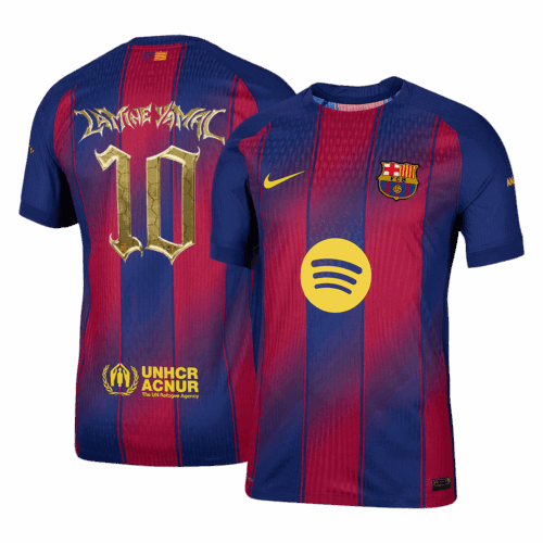 LAMINE YAMAL #10 Barcelona Home Authentic Jersey 2025/26 Kopa Trophy Edition