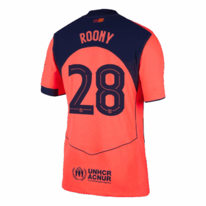 ROONY #28 Barcelona Third Away Player Version Jersey 2025/26 - Image 3