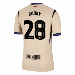 ROONY #28 Barcelona Away Player Version Jersey 2025/26 - UCL - Image 3
