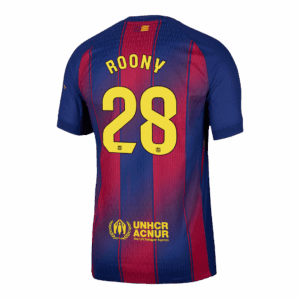 ROONY #28 Barcelona Home Player Version Jersey 2025/26 - Image 3