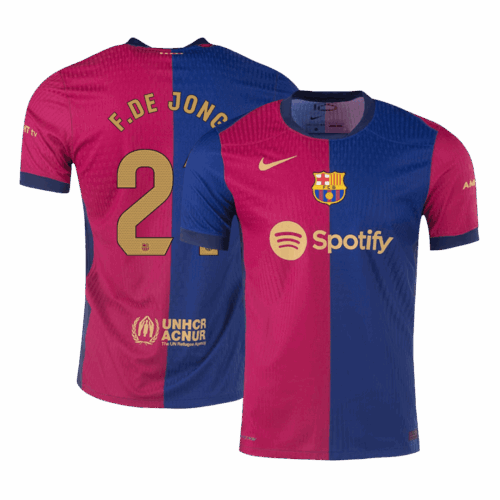655240_1 F.DE JONG #21 Barcelona Home Player Version Jersey
