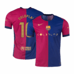 COLDPLAY #10 Barcelona Home Player Version Jersey