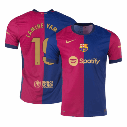 LAMINE YAMAL #19 Barcelona Home Player Version Jersey