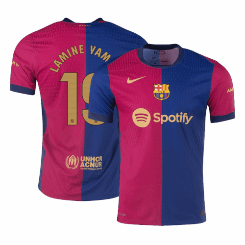 655275_1 LAMINE YAMAL #19 Barcelona Home Player Version Jersey
