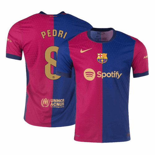 655285_1 PEDRI #8 Barcelona Home Player Version Jersey
