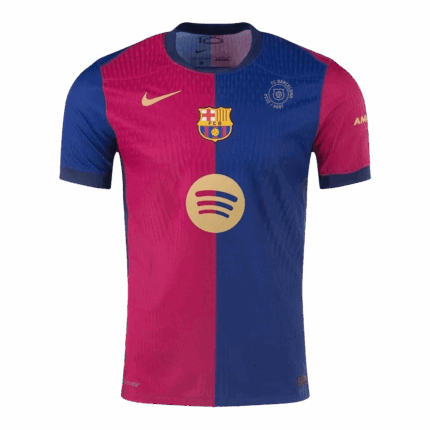 Barcelona Home Player Version Jersey - 125th Anniversary (Spotify Logo Without Text)