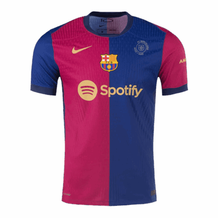 Barcelona Home Player Version Jersey - 125th Anniversary