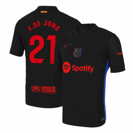 F.DE JONG #21 Barcelona Away Player Version Jersey