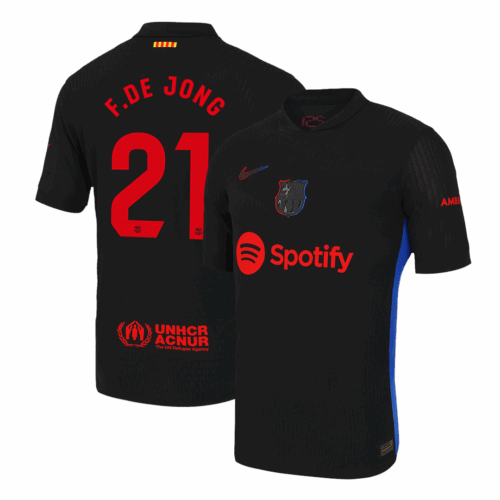 F.DE JONG #21 Barcelona Away Player Version Jersey