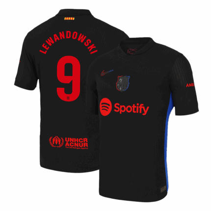 LEWANDOWSKI #9 Barcelona Away Player Version Jersey