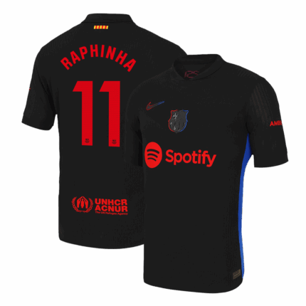 RAPHINHA #11 Barcelona Away Player Version Jersey