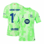 LAMINE YAMAL #19 Barcelona Third Away Player Version Jersey - UCL(Spotify Logo Without Text）