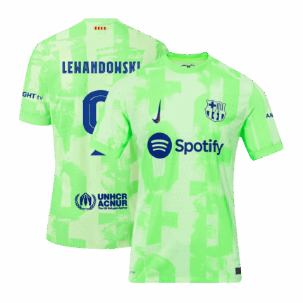 LEWANDOWSKI #9 Barcelona Third Away Player Version Jersey - UCL