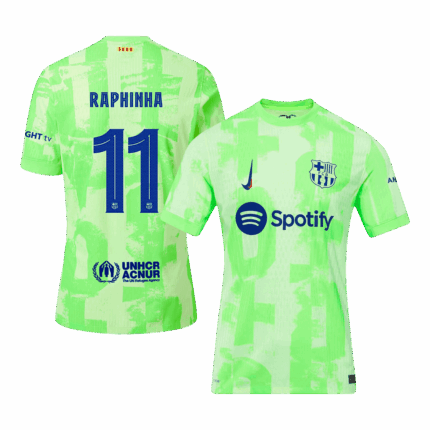 RAPHINHA #11 Barcelona Third Away Player Version Jersey - UCL