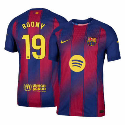 ROONY #19 Barcelona Home Player Version Jersey 2025/26