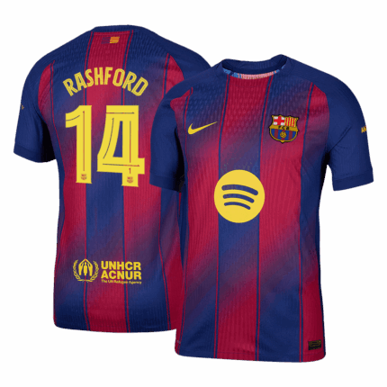 RASHFORD #14 Barcelona Home Player Version Jersey 2025/26 - UCL