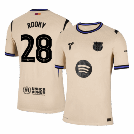ROONY #28 Barcelona Away Player Version Jersey 2025/26 - UCL