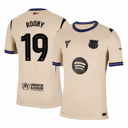 ROONY #19 Barcelona Away Player Version Jersey 2025/26 - UCL