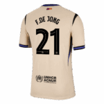F.DE JONG #21 Barcelona Away Player Version Jersey 2025/26 - UCL - Image 3