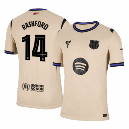 RASHFORD #14 Barcelona Away Player Version Jersey 2025/26 - UCL