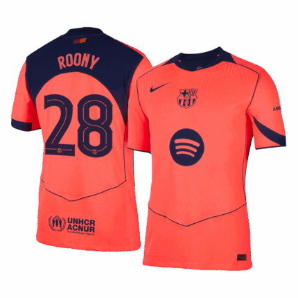ROONY #28 Barcelona Third Away Player Version Jersey 2025/26