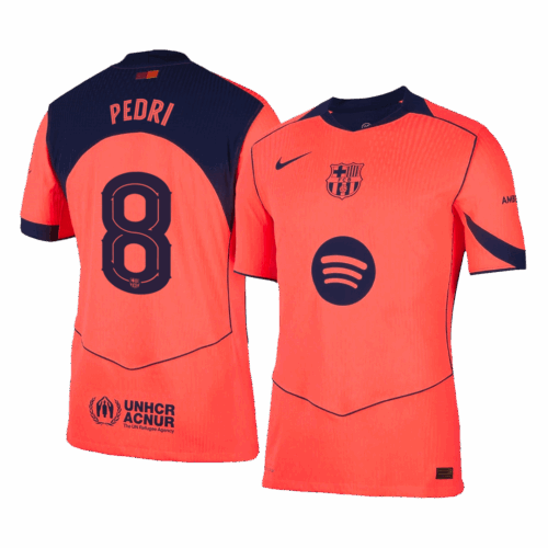 PEDRI #8 Barcelona Third Away Player Version Jersey 2025/26 - UCL