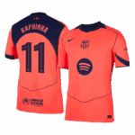 RAPHINHA #11 Barcelona Third Away Player Version Jersey 2025/26 - UCL