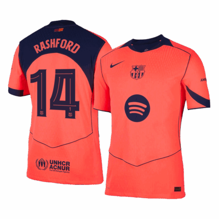 RASHFORD #14 Barcelona Third Away Player Version Jersey 2025/26 - UCL