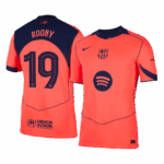 ROONY #19 Barcelona Third Away Player Version Jersey 2025/26 - UCL