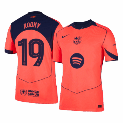 ROONY #19 Barcelona Third Away Player Version Jersey 2025/26 - UCL