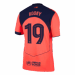 ROONY #19 Barcelona Third Away Player Version Jersey 2025/26 - UCL - Image 3