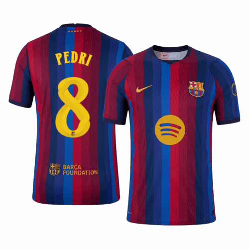 PEDRI #8 Barcelona Home Player Version Jersey 2026/27 - UCL