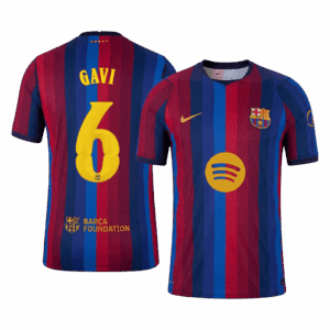 714726_1 GAVI #6 Barcelona Home Player Version Jersey 2026/27 - UCL