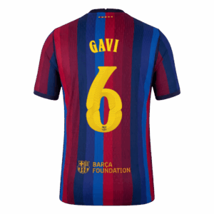 714726_2 GAVI #6 Barcelona Home Player Version Jersey 2026/27 - UCL