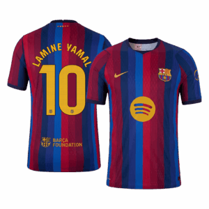 714873_1 LAMINE YAMAL #10 Barcelona Home Player Version Jersey 2026/27