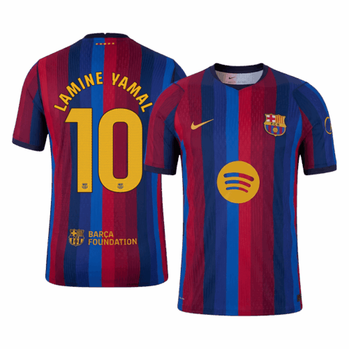 LAMINE YAMAL #10 Barcelona Home Player Version Jersey 2026/27