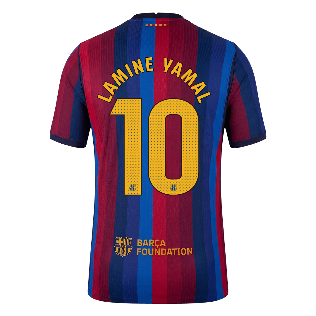 714873_2 LAMINE YAMAL #10 Barcelona Home Player Version Jersey 2026/27
