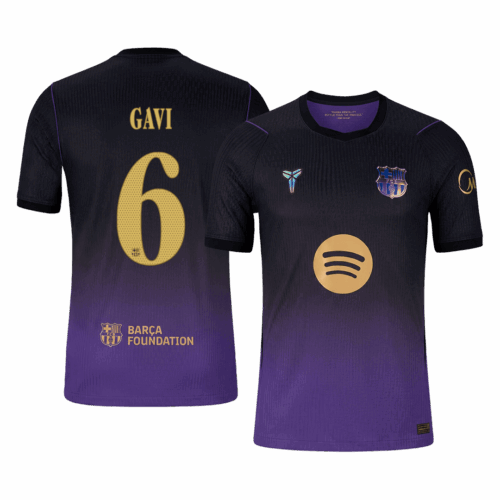 GAVI #6 Barcelona Away Player Version Jersey 2026/27 - UCL