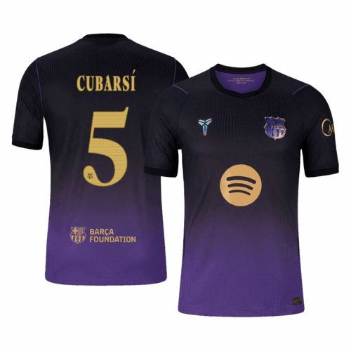 CUBARSÍ #5 Barcelona Away Player Version Jersey 2026/27 - UCL