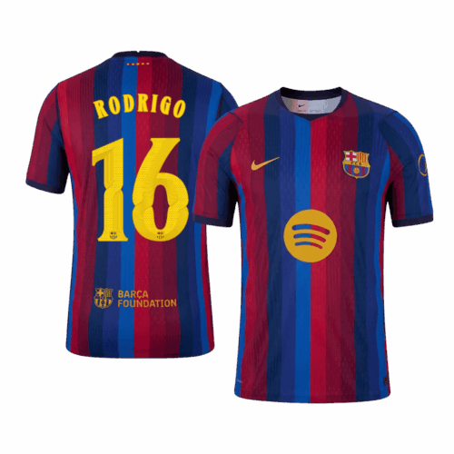 RODRIGO #16 Barcelona Home Player Version Jersey 2026/27 - UCL