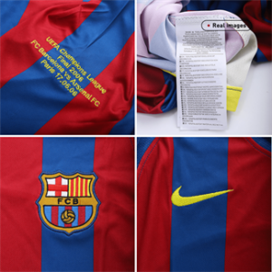 Retro Soccer Jersey MESSI #30 Barcelona Home 2005/06 - UCL Final - Image 4