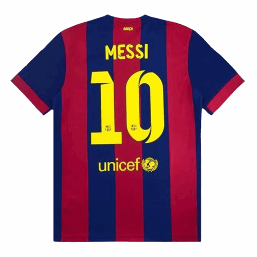 Retro Soccer Jersey MESSI #10 Barcelona Home 2014/15
