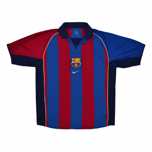 Retro Soccer Jersey Barcelona Home 2001/02