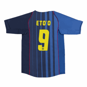 Retro Soccer Jersey ETO'O #9 Barcelona Away 2004/05
