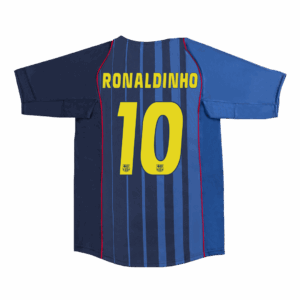 Retro Soccer Jersey RONALDINHO #10 Barcelona Away 2004/05