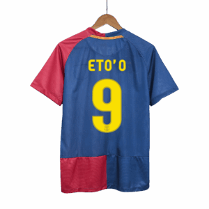 Retro Soccer Jersey A.INIESTA #8 Barcelona Home 2008/09 - UCL Final