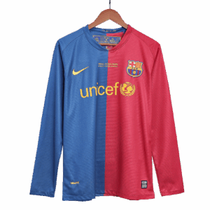 Retro Soccer Jersey ETO'O #9 Barcelona Home Long Sleeve 2008/09 - UCL Final - Image 2