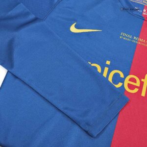 Retro Soccer Jersey ETO'O #9 Barcelona Home Long Sleeve 2008/09 - UCL Final - Image 7