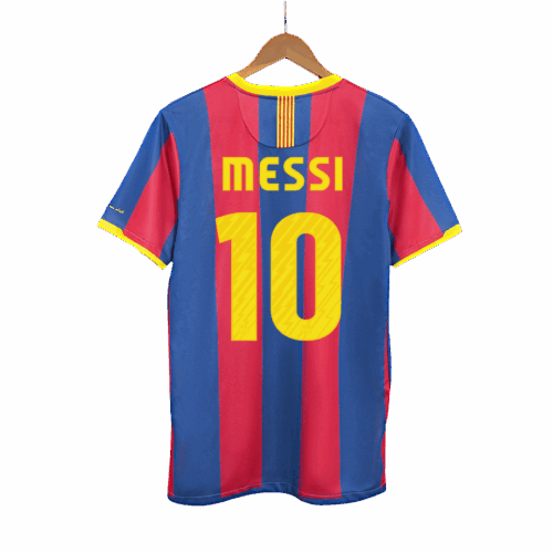 Retro Soccer Jersey MESSI #10 Barcelona Home 2010/11